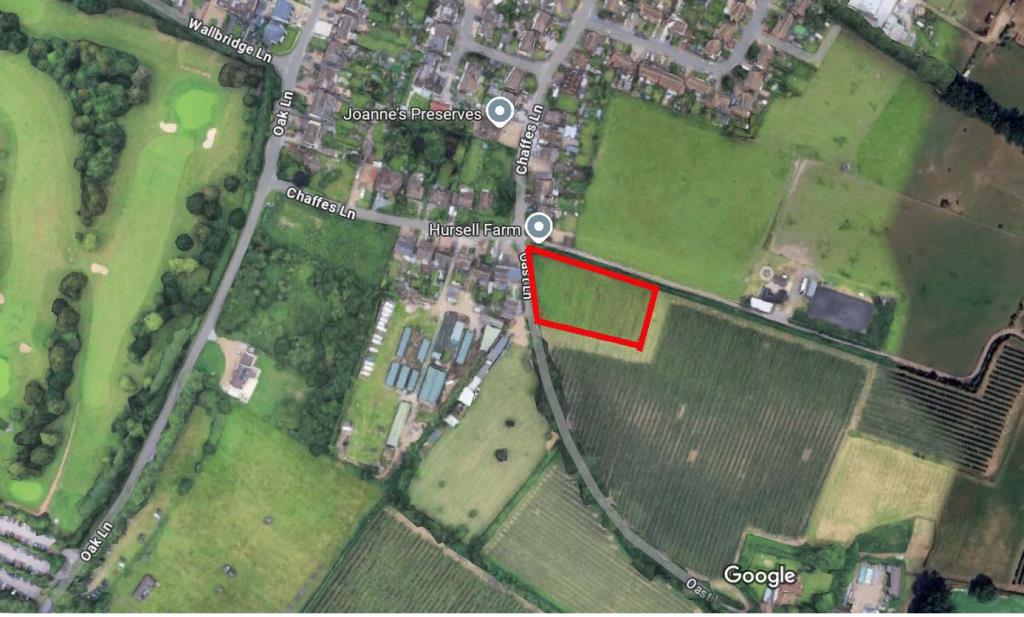 Lot: 71 - LAND WITH PLANNING IN GOOD LOCATION - Aerial view of site